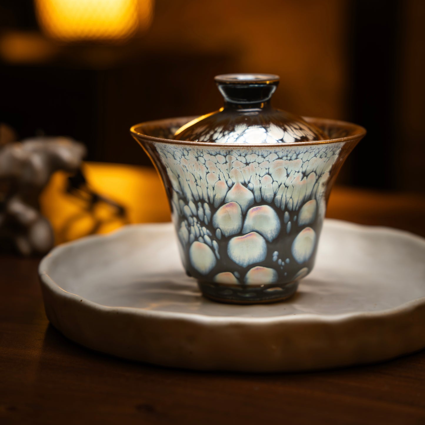 Master Zhi jing Sancai Gai Bowl and fair mug