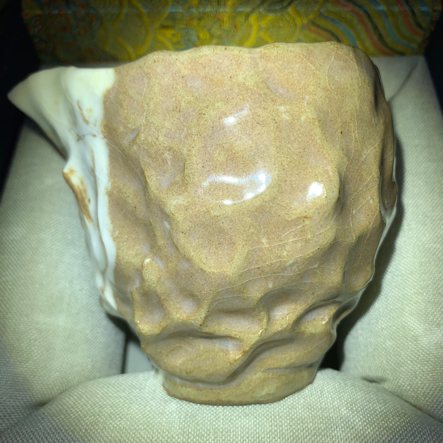 Master Xie ai hua Pinch fair mug.
