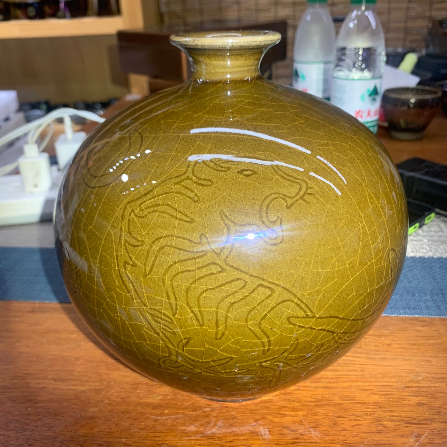 Master zhi jing handwork Big vase