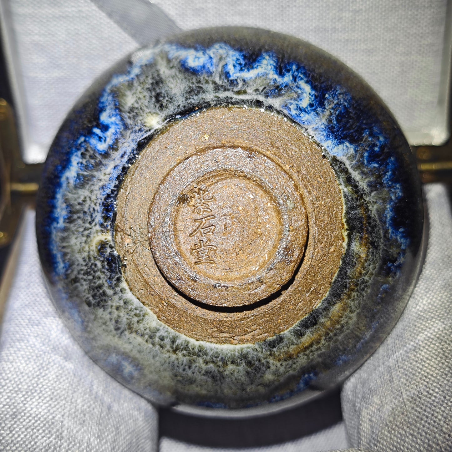 master ding wei lu Himalayan glaze Flat Mouth cup