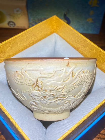[No.1 teacup]Senior Craft Artist/ National Junior Technologist/ Founder of Gold Silk Blue Peacock Glaze| Master Caoweijun 2-24