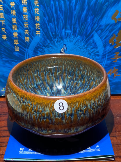 [Tiki Pick]Senior Craft Artist/ National Junior Technologist/ Founder of Gold Silk Blue Peacock Glaze| Master Caoweijun 11-30