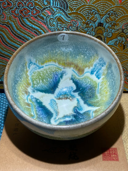[No.1 Tea Cup]Wood fired landscape founder/ First person pinched pottery | Master Xie Aihua 12-6