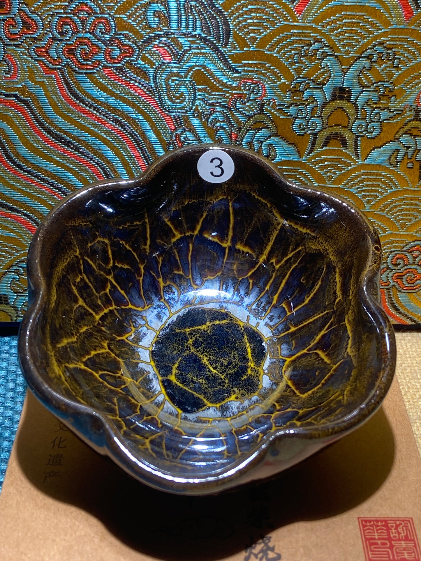 [No.1 Tea Cup]Wood fired landscape founder/ First person pinched pottery | Master Xie Aihua 12-6