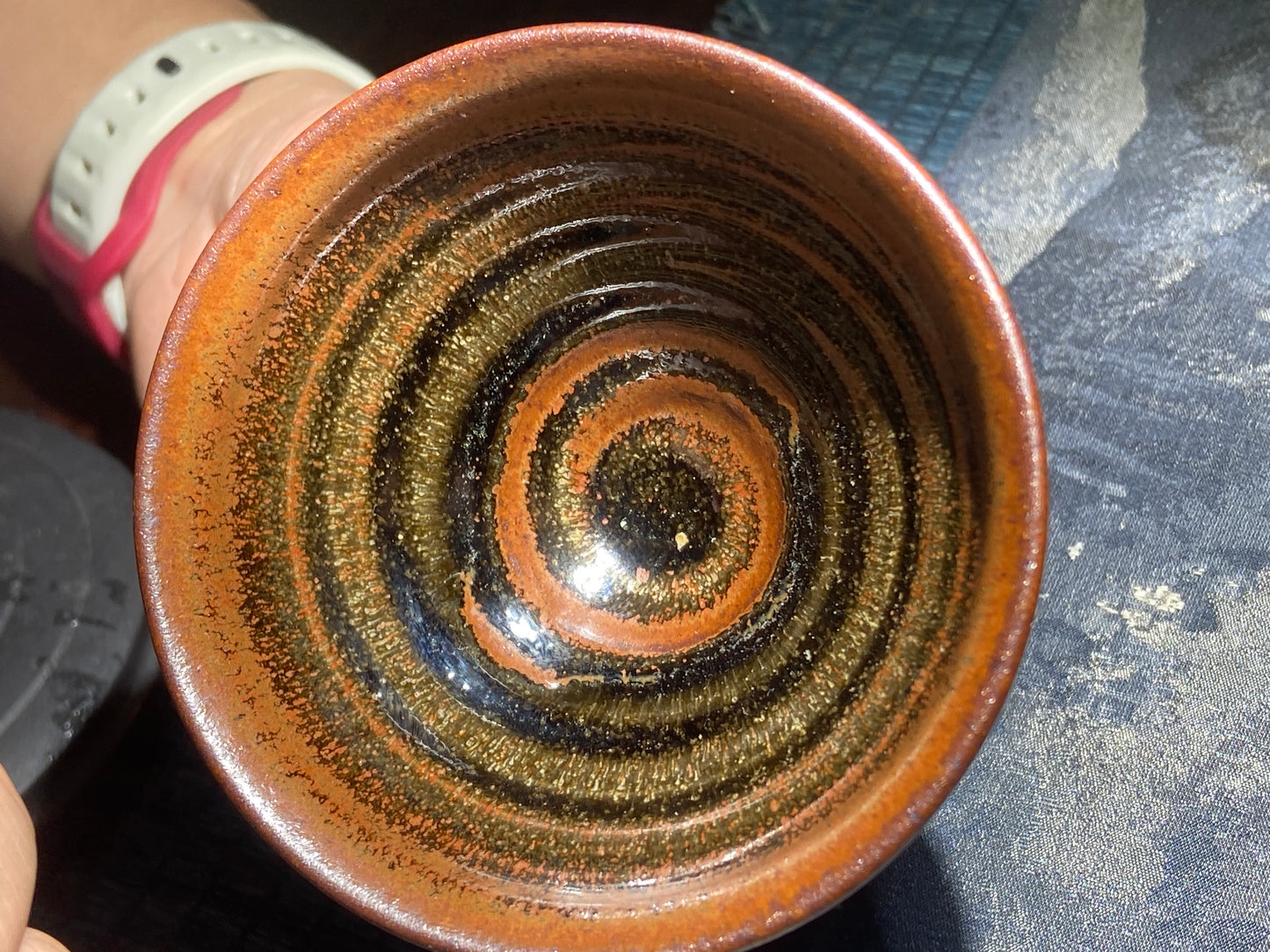[No.1 teacup]Flower Carving Oil Drops/Non-heritage Inheritor/The First People of Rainbow Glaze| JiGuoping 12-16