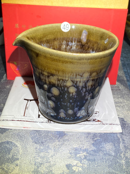 [Claire]Flower Carving Oil Droplet/Non-heritage Inheritor/The First People of Rainbow Glaze| Master JiGuoping 9-1