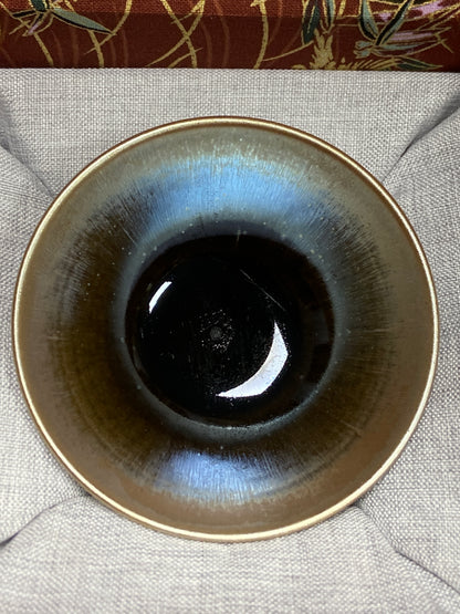 [No.1 teacup] National Level Technoligist Master/Ancient Firing Method/ National Gift Master / Incense Ash Glaze| Master ChenZhengmin 12-7