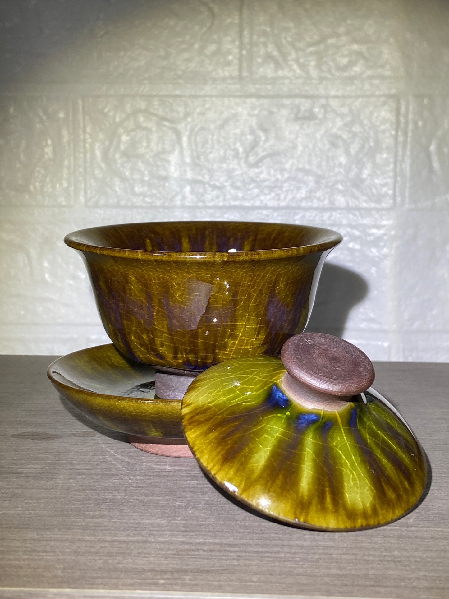 [No.1 Tea Cup]Wood fired landscape founder/ First person pinched pottery | Master Xie Aihua 12-6