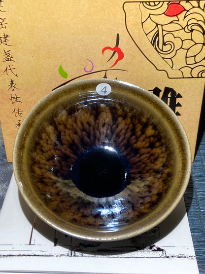 [Claire]Flower Carving Oil Drops/Non-heritage Inheritor/The First People of Rainbow Glaze| JiGuoping9-15