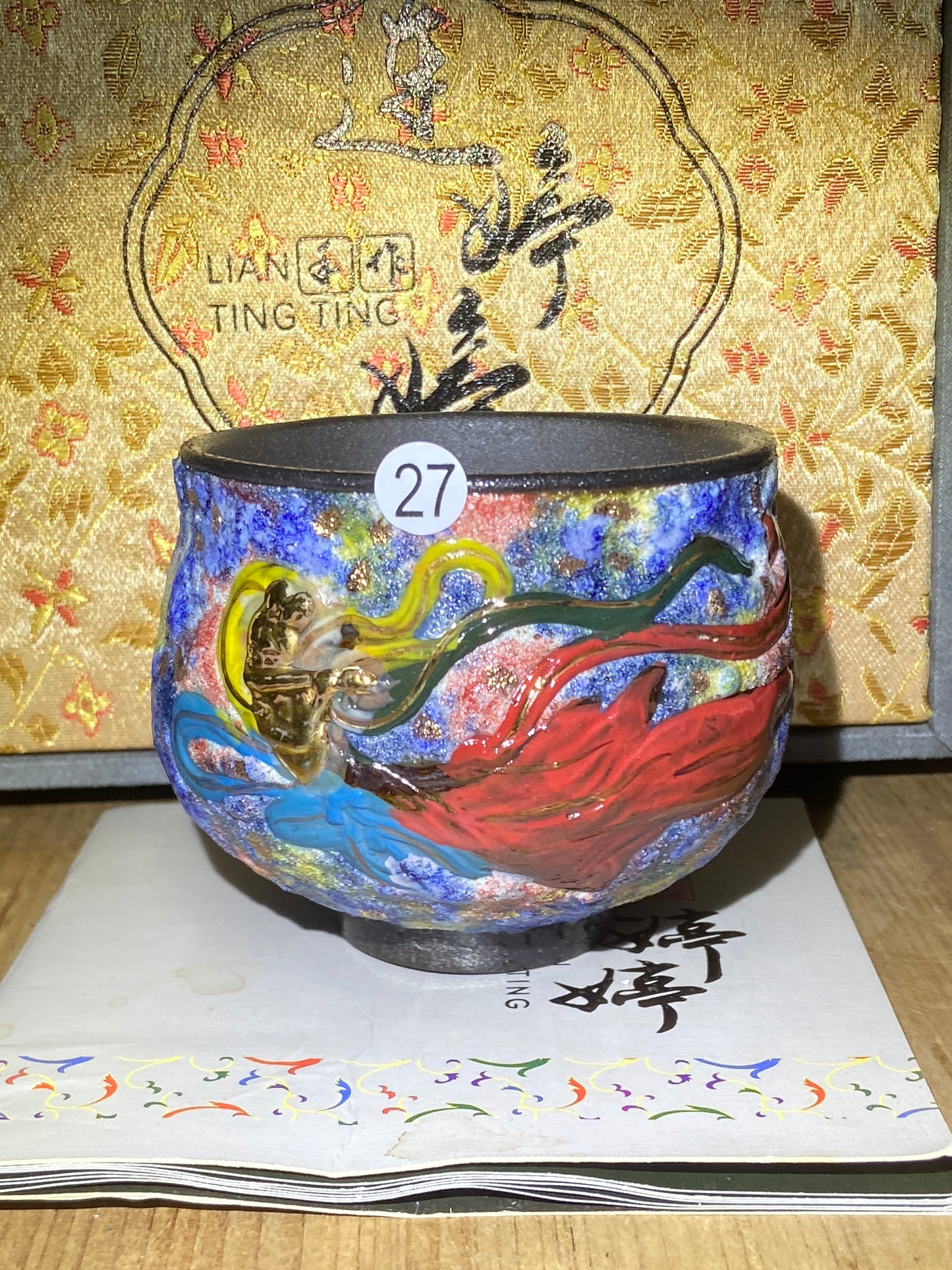 [No.1teacup]Jianzhan/The youngest ceramic master in Fujian Province, the first person to burn ashes/ Master Liantingting 3-5