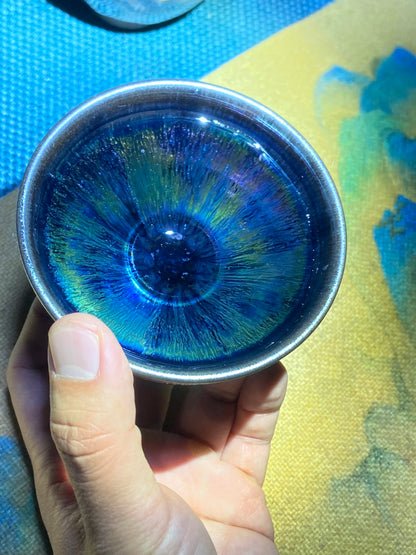 [No.1 Tea Cup]Wood fired landscape founder/ First person pinched pottery | Master Xie Aihua 12-6