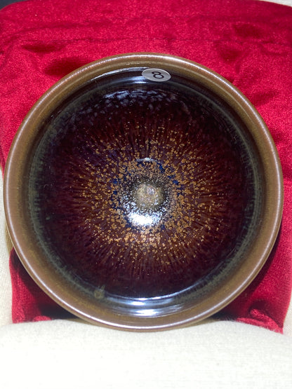 [No.1 teacup]Jianzhan/Senior craft artist, the first student of Huangmeijin/ Master Ye shiming 1-22