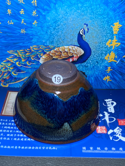 [Claire Pick]Senior Craft Artist/ National Junior Technologist/ Founder of Gold Silk Blue Peacock Glaze| Master Caoweijun 8-22