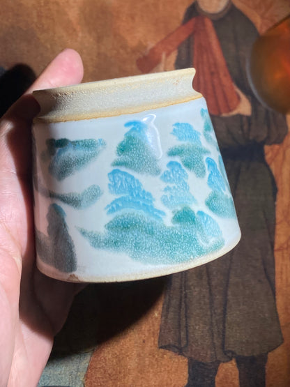 [No.1 teacup] National Level Technoligist Master/Ancient Firing Method/ National Gift Master / Incense Ash Glaze| Master ChenZhengmin 12-7