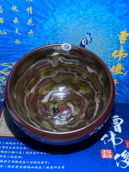 [Claire Pick]Senior Craft Artist/ National Junior Technologist/ Founder of Gold Silk Blue Peacock Glaze| Master Caoweijun 8-22
