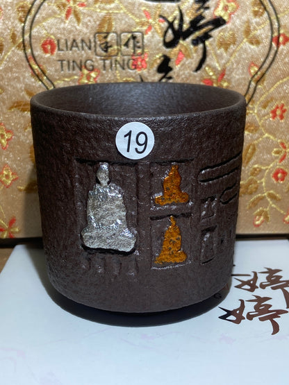 [No.1teacup]Jianzhan/The youngest ceramic master in Fujian Province, the first person to burn ashes/ Master Liantingting 1-25