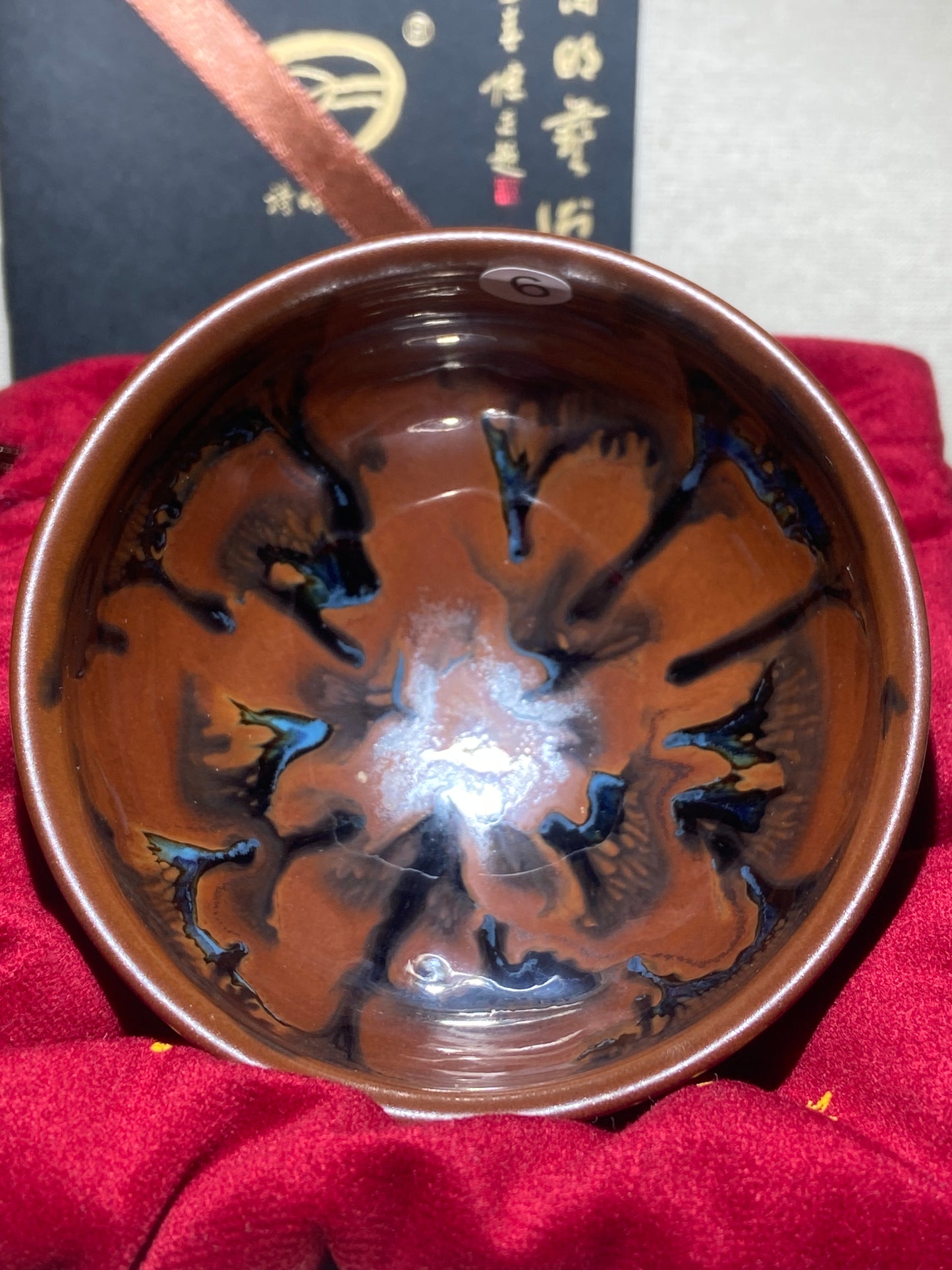[No.1 teacup]Jianzhan/Senior craft artist, the first student of Huangmeijin/ Master Ye shiming 1-22