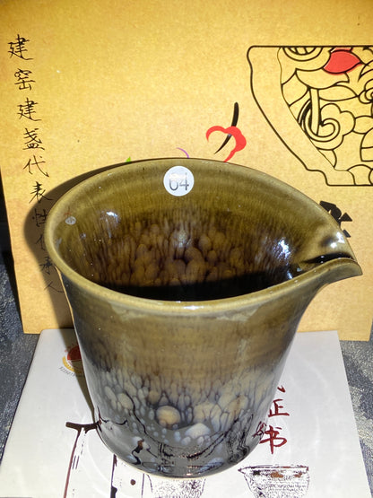 [Claire]Flower Carving Oil Drops/Non-heritage Inheritor/The First People of Rainbow Glaze| JiGuoping9-15