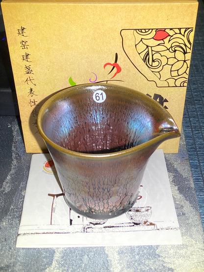 [Claire]Flower Carving Oil Drops/Non-heritage Inheritor/The First People of Rainbow Glaze| JiGuoping9-15