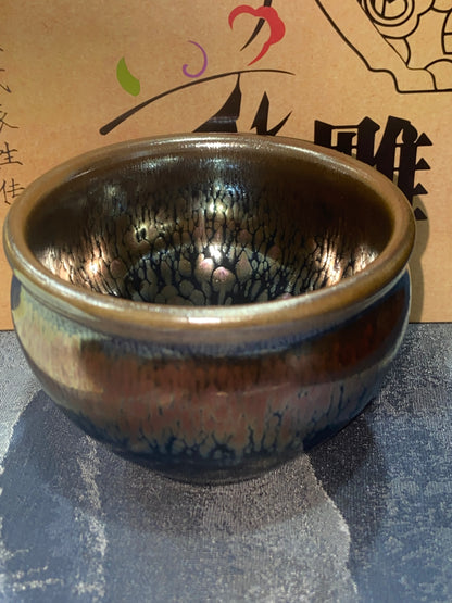 [Tiki]Flower Carving Oil Drops/Non-heritage Inheritor/The First People of Rainbow Glaze| JiGuoping11-13