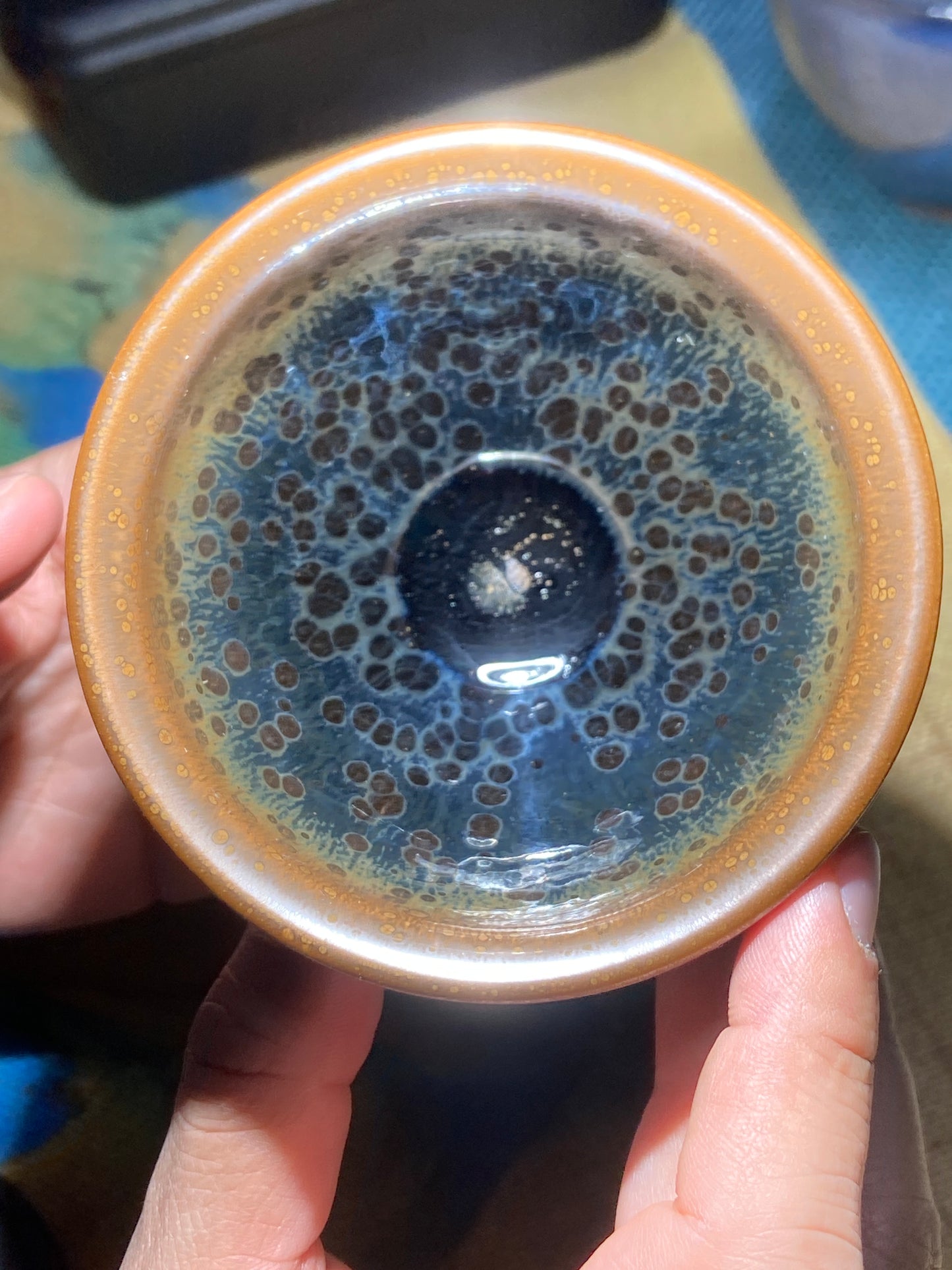 [No.1 Tea Cup]Wood fired landscape founder/ First person pinched pottery | Master Xie Aihua 12-6