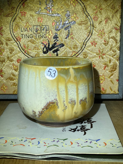 [No.1teacup]Jianzhan/The youngest ceramic master in Fujian Province, the first person to burn ashes/ Master Liantingting 3-5