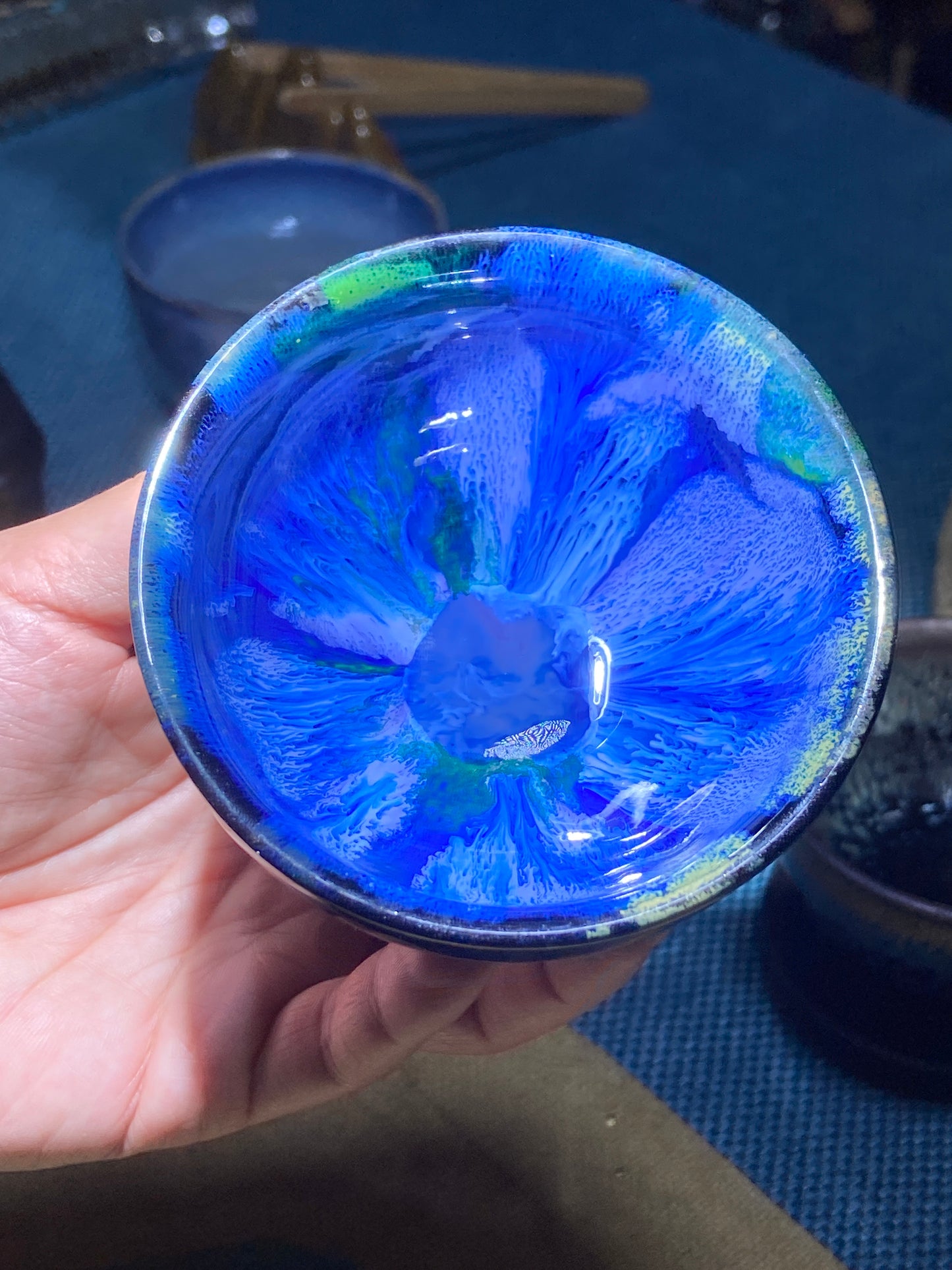 [No.1 Tea Cup]Wood fired landscape founder/ First person pinched pottery | Master Xie Aihua 12-6