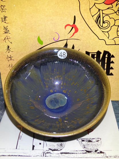 [Claire]Flower Carving Oil Drops/Non-heritage Inheritor/The First People of Rainbow Glaze| JiGuoping9-15