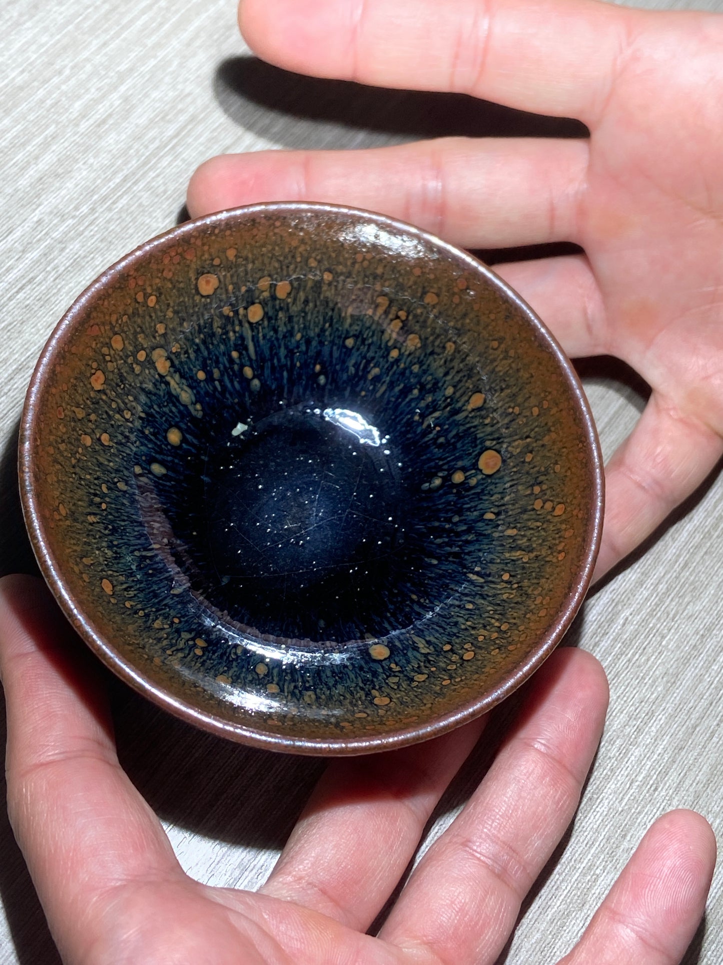 [No.1 teacup]Jianzhan/Senior craft artist, the first student of Huangmeijin/ Master Ye Shiming 12-19