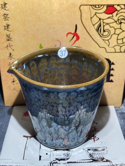 [Claire]Flower Carving Oil Drops/Non-heritage Inheritor/The First People of Rainbow Glaze| JiGuoping10-9