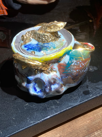 [No.1teacup]Jianzhan/The youngest ceramic master in Fujian Province, the first person to burn ashes/ Master Liantingting 3-5