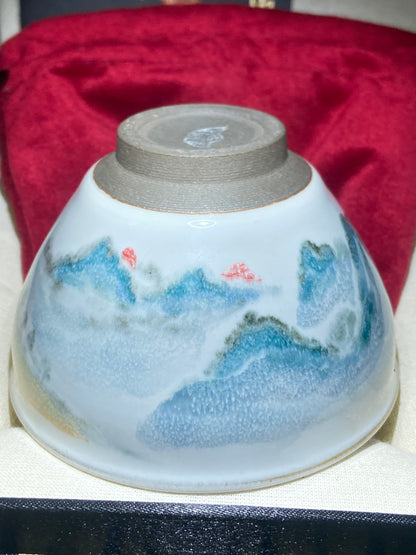 [No.1 teacup]Jianzhan/Senior craft artist, the first student of Huangmeijin/ Master Ye shiming 1-22