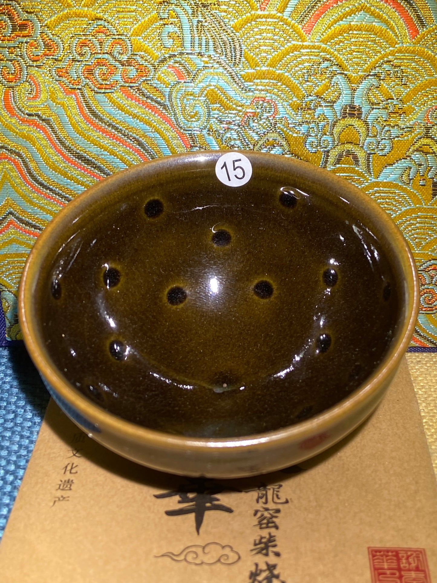 [No.1 Tea Cup]Wood fired landscape founder/ First person pinched pottery | Master Xie Aihua 12-6
