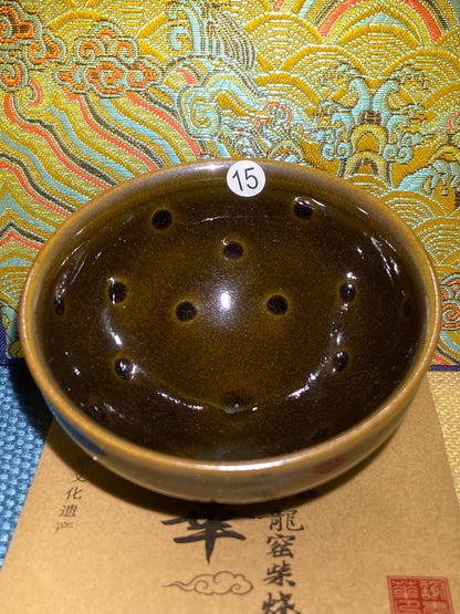 [No.1 Tea Cup]Wood fired landscape founder/ First person pinched pottery | Master Xie Aihua 12-6