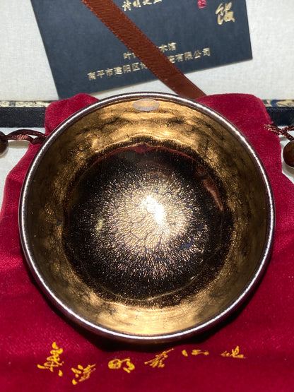 [No.1 teacup]Jianzhan/Senior craft artist, the first student of Huangmeijin/ Master Ye shiming 2-21