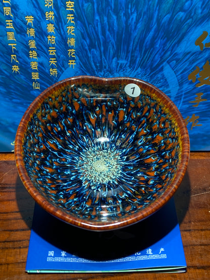 [Tiki Pick]Senior Craft Artist/ National Junior Technologist/ Founder of Gold Silk Blue Peacock Glaze| Master Caoweijun 11-30