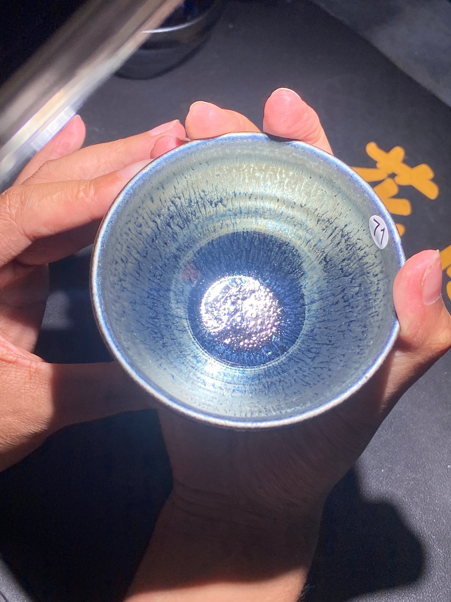 [Claire]Flower Carving Oil Drops/Non-heritage Inheritor/The First People of Rainbow Glaze| JiGuoping8-17