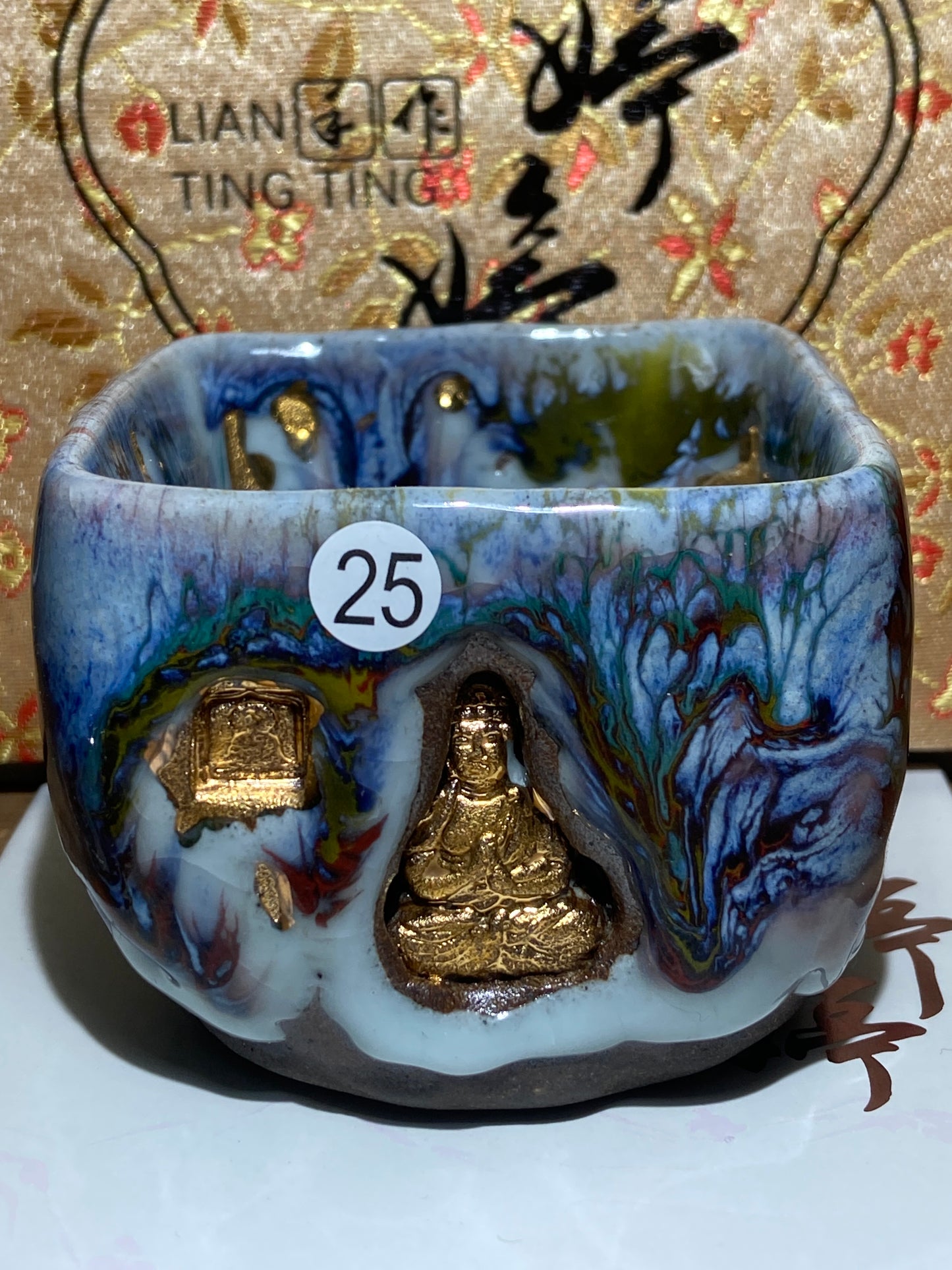 [No.1teacup]Jianzhan/The youngest ceramic master in Fujian Province, the first person to burn ashes/ Master Liantingting 1-25