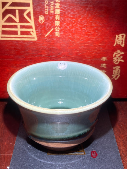 [Jett Pick] Intangible Inheritor /  the sixth generation inheritor of the century-old dragon kiln / only one for Forbidden City ｜Master ZhouJiayong 10-15