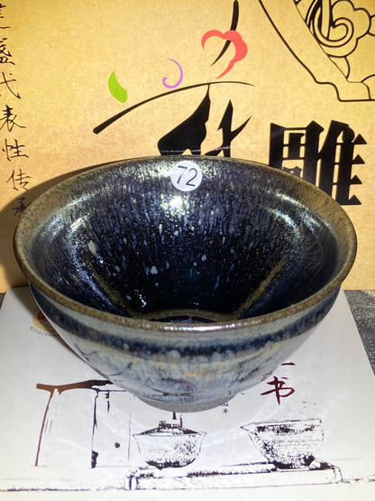 [Claire]Flower Carving Oil Drops/Non-heritage Inheritor/The First People of Rainbow Glaze| JiGuoping10-9