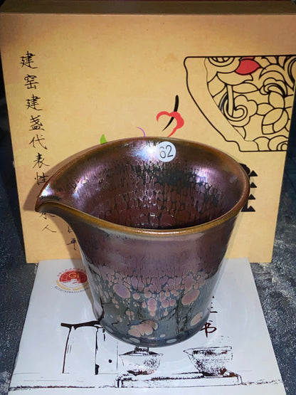 [Claire]Flower Carving Oil Drops/Non-heritage Inheritor/The First People of Rainbow Glaze| JiGuoping10-9