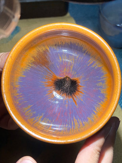 [No.1 Tea Cup]Wood fired landscape founder/ First person pinched pottery | Master Xie Aihua 12-6