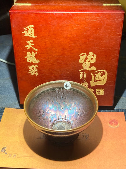 [Claire]Flower Carving Oil Drops/Non-heritage Inheritor/The First People of Rainbow Glaze| JiGuoping8-17
