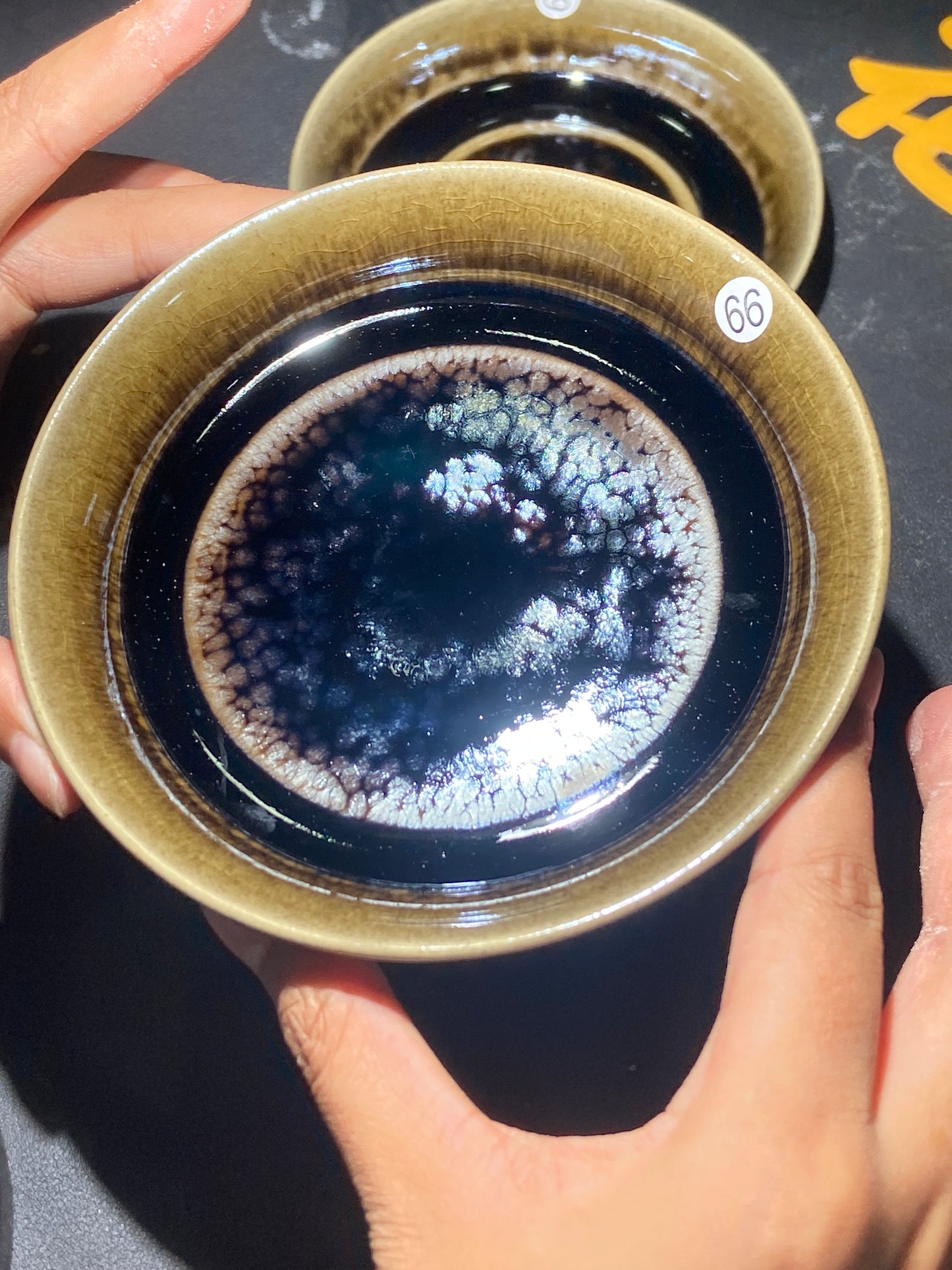 [Claire]Flower Carving Oil Drops/Non-heritage Inheritor/The First People of Rainbow Glaze| JiGuoping8-17