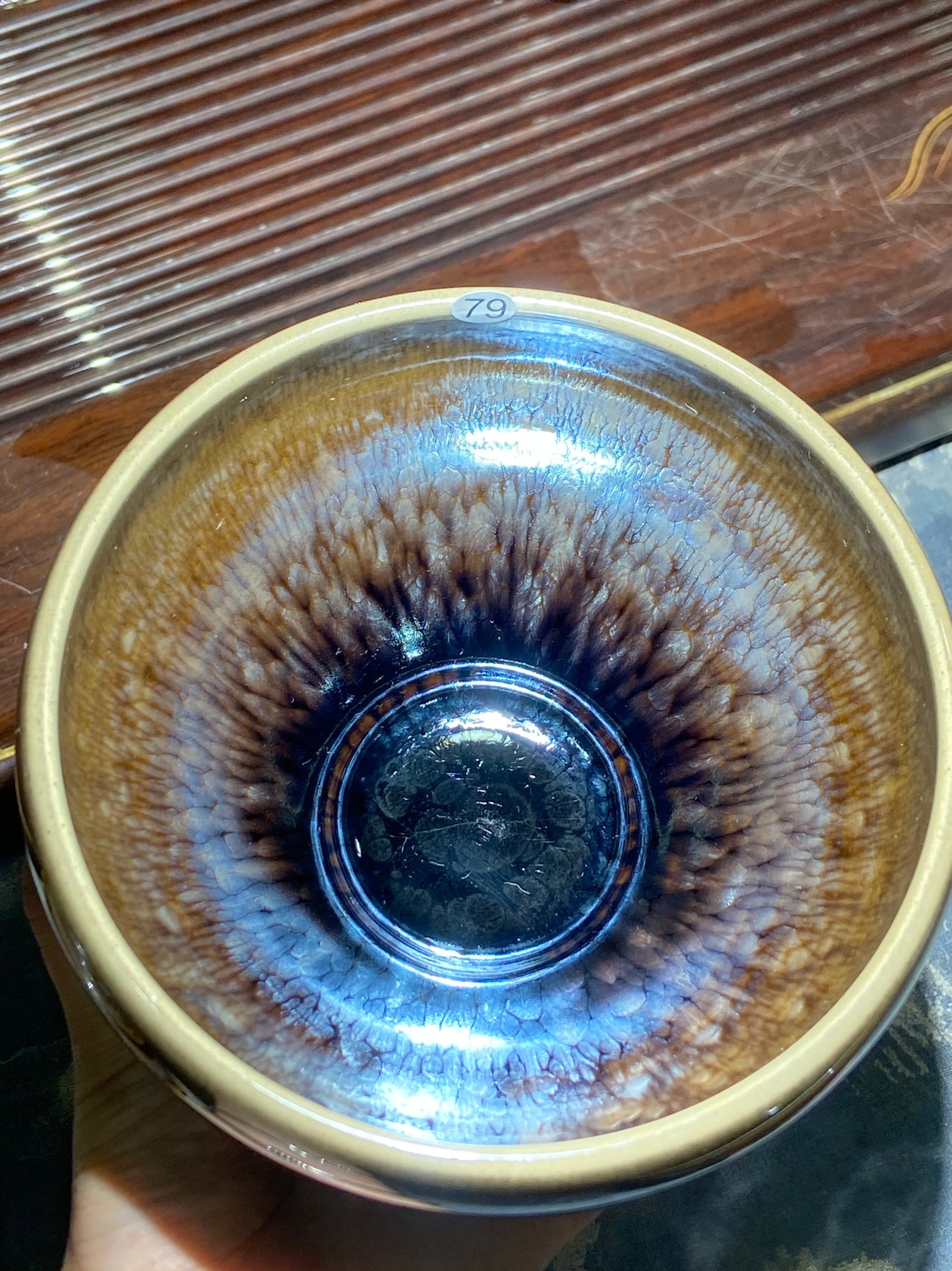 [Claire]Flower Carving Oil Droplet/Non-heritage Inheritor/The First People of Rainbow Glaze| Master JiGuoping 9-1