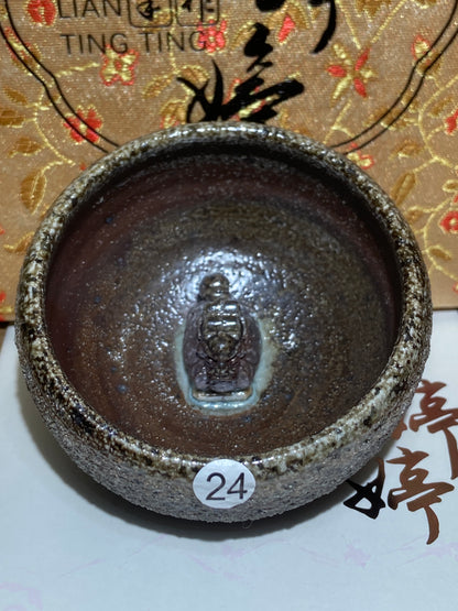 [No.1teacup]Jianzhan/The youngest ceramic master in Fujian Province, the first person to burn ashes/ Master Liantingting 1-25