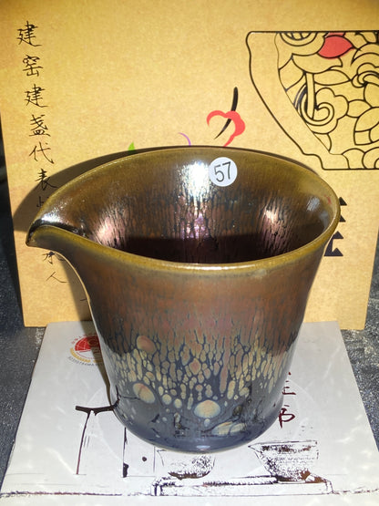 [Claire]Flower Carving Oil Drops/Non-heritage Inheritor/The First People of Rainbow Glaze| JiGuoping10-9