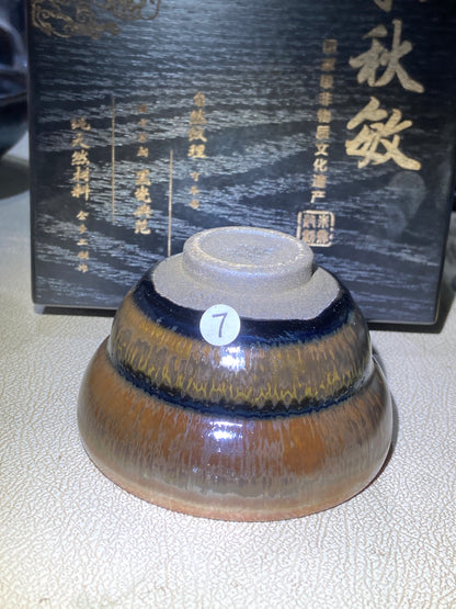 [No.1 teacup]Longyao wood burningMaster/ Colorful craftsman/ Outstanding Graduate / Inheritor of Non-Heritage | Master zhuqiumin｜12-29