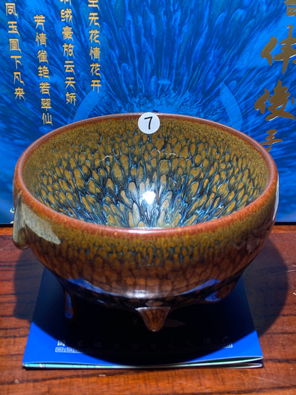 [Tiki Pick]Senior Craft Artist/ National Junior Technologist/ Founder of Gold Silk Blue Peacock Glaze| Master Caoweijun 11-30