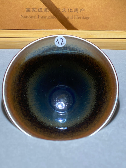 [No.1 teacup] Supplying the Imperial Dragon Kiln | Adhering to tradition for the revival of traditional culture | Prosperous Imperial Products | Jianzhan 12-14
